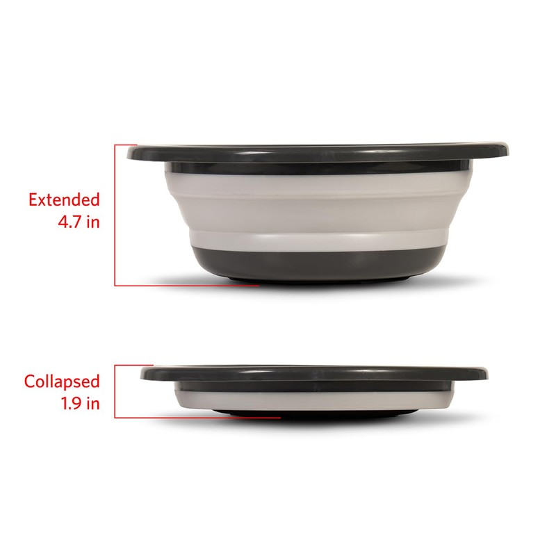 Glad Large Mixing Bowl Collapsible - 5.5L | Foldable Plastic