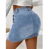 Genleck Denim Skirts for Women – Cargo Jean Skirts with