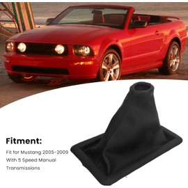 Funda Palanca Cambios, Protección Antipolvo Cuero PU Duradera Cubierta Perilla Cambios para Autos 2005-2009 Conductores Urbanos y Viajeros
