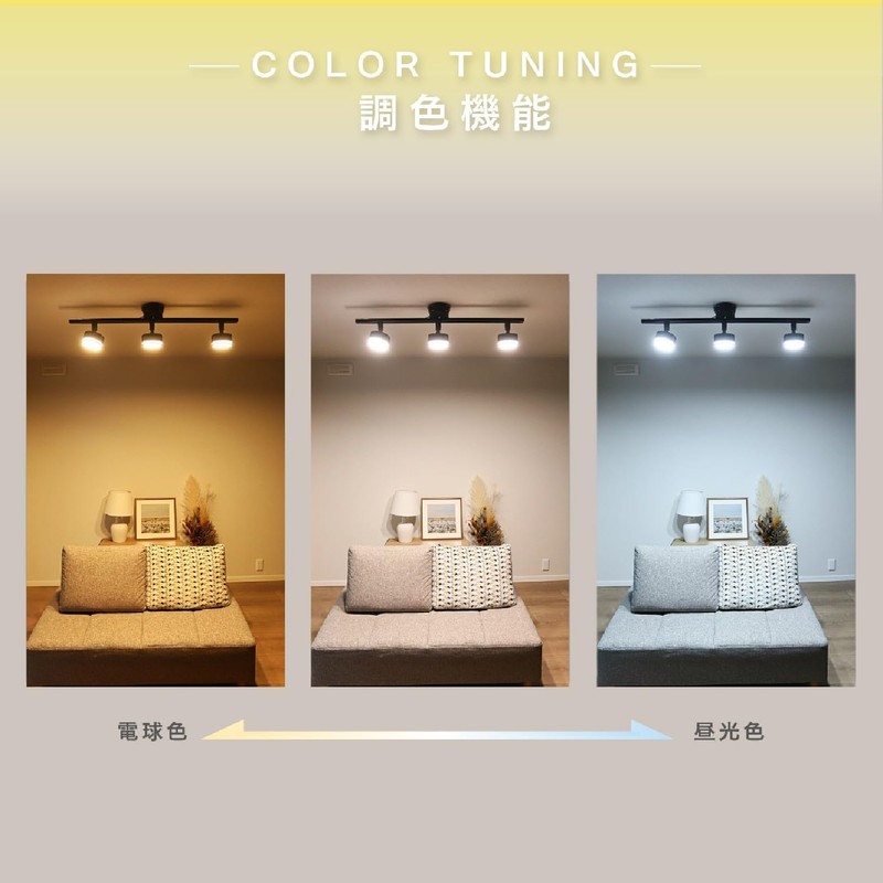 Edison Smart 3-Way Lighting Mini Ceiling Light TREO for Hooked