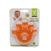 Teether Paws T1205 Orange BPA Free Teething Ring Teether 3