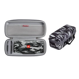 JBL Charge 5 / Charge 4 Bluetooth Speaker Dedicated Storage Case - Hermitshell (Black Camouflage)