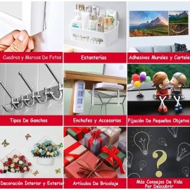 10m Cinta Nano Adhesiva De Doble Cara Lavable Reutilizable                                                                                            