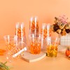 Fall Plastic Cups Maple Leaves Party Cups Autumn Orange Leaf