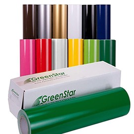 Greenstar CV1 Outdoor Adhesive Sign Vinyl Decals Graphics 3mil 24" x 50 Yards (Silver)