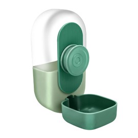 Mcgogo Rabbit Water Bottle, Guinea Pig Water Bottle,28oz Hanging Fountain Automatic Dispenser No Drip Water Bowl for cage (Green)