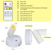 VIGMOJ LED Wireless Spotlights with Remote Up Lights Indoor Dimmable