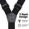 Heavy Duty Work Suspenders for Pants – Adjustable 1.5-Inch Wide