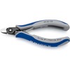 Knipex Precision Electronics Diagonal Cutter burnished, with multi-component grips 125