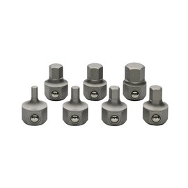 STRAIGHT Hex Bit Adapter, 7 Pieces (mm) 10-8700