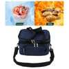 Collapsible Cooler Bag Oxford Cloth PEVA Leakproof Double Insulated Cooler