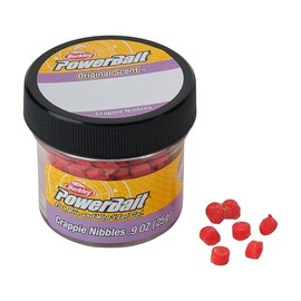 Berkley PowerBait Crappie Nibbles Fishing Dough Bait, Fluorescent Red, Scent Dispersion Technology, Irresistible Scent and Flavor, Ideal for Crappie and Other Panfish Species