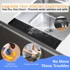 AyNirser Sink Edge Protector with Suction Cup 4"x20", Silicone Sink