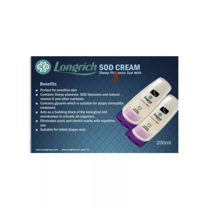 Longrich SOD Cream, Longrich SOD Lotion, Sheep Placenta SOD Milk