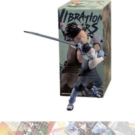 Momochi Zabuza: 13cm Vibration Stars Statue Figurine Bundled with 1 A.C.G. Compatible Theme Trading Card (89704)