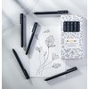 DIVERSEBEE Black Gel Ink Pens, 0.5 mm Gel Pens Fine