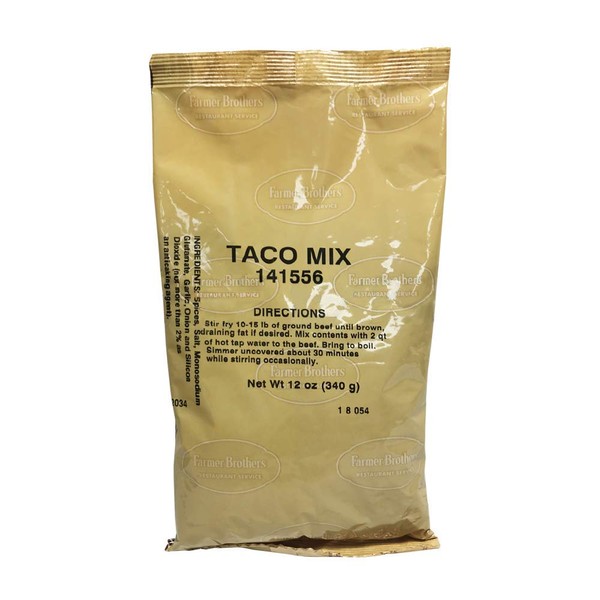 Farmer Brothers Taco Mix Seasoning, 12 Oz Bag