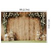 WaW 2.7 x 1.8 m Photo Backdrop, Beige Wooden Wall,