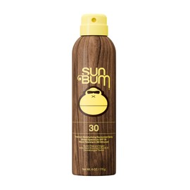 Sun Bum Original SPF 30 Sunscreen Body Spray - Broad Spectrum Moisturizing Sunscreen with Vitamin E - Hawaii 104 Act Compliant (Made without Octinoxate & Oxybenzone) - 6 oz