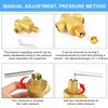Water Pressure Regulator 1/2 inch with Gauge, Made of 100%
