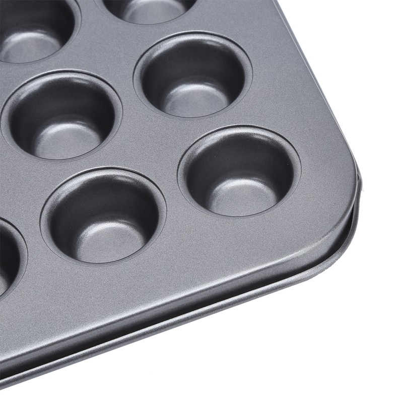 48Cup NonStick Mini Round Cupcake Pan Tray Baking Mould Bakeware