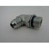 Hydraulic JIC x UNF Male/Male 90 deg Positional Compact Adjustable