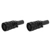 14 Pin Plug 2 Pack Black Stainless Steel 14 Pin