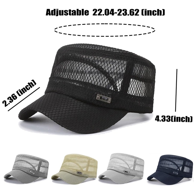 crazy bean Trucker Cap with Mesh Men Women Army Military
