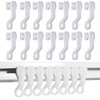 Plastic Curtain Glider Hooks Pack of 40 - Curtain Track