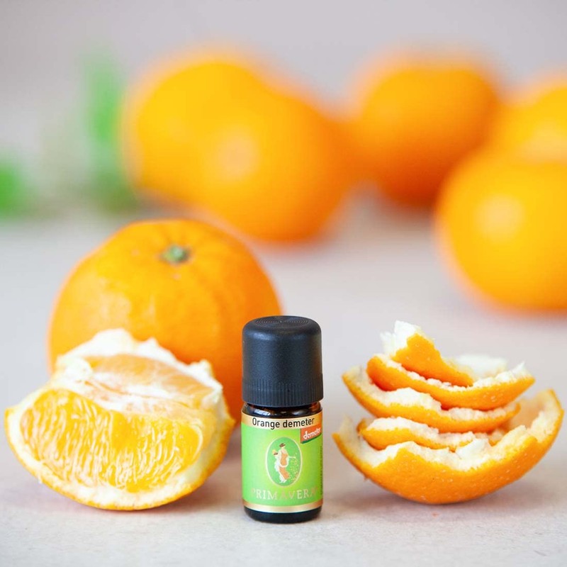 PRIMAVERA Ätherisches Öl Orange demeter 5 ml - Aromaöl, Duftöl,