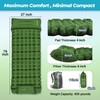Sleeping Pad for Camping, 4in Thickness Inflatable Sleeping Mat with