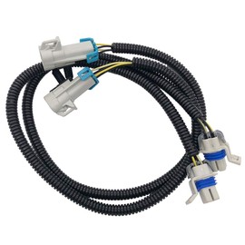 EPSIRMP 2 cables de sensor de oxígeno O2 gris cuadrado de 4 pines LS1 LS2 O2 sensor de arnés gris 24 pulgadas de largo