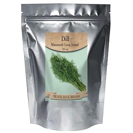 Freedom Farms Bulk Seeds - Mylar Bag - Non-GMO - Heirloom - Packed in America - Current Year (Dill, 0.5, Pound)