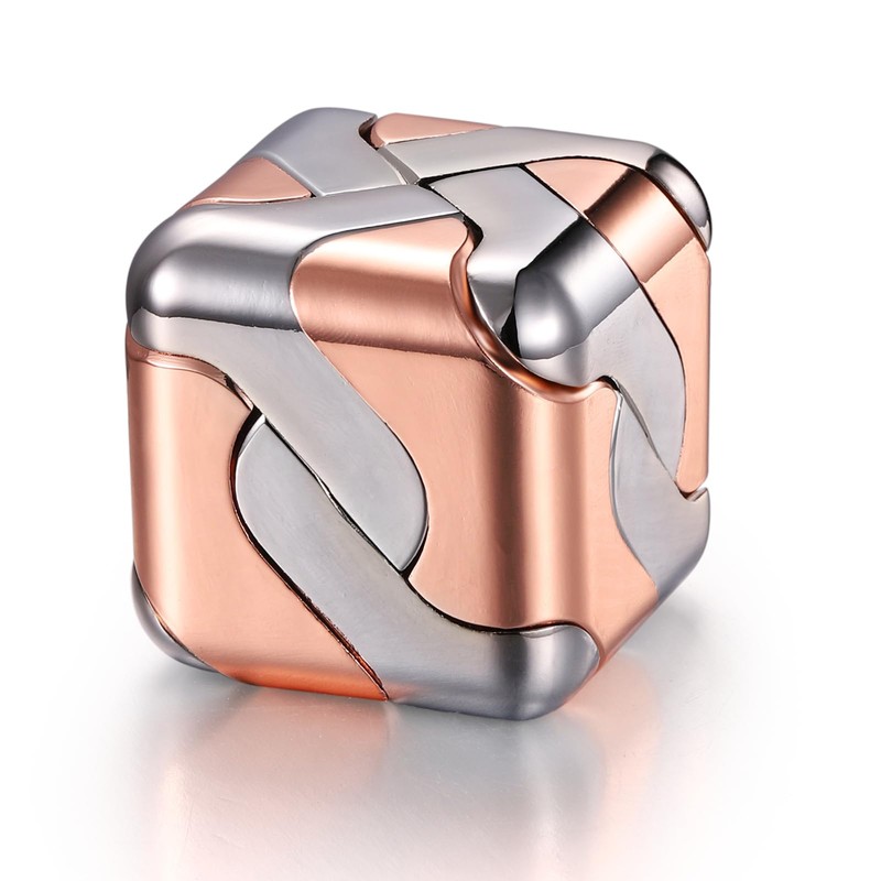 Metal Puzzle 3D Cube Brain Teaser Puzzles