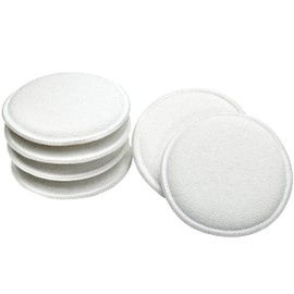Viking Car Care 986017 Cotton Terry Wax Applicator Pads - 5 Inch Diameter, White, 6 Pack