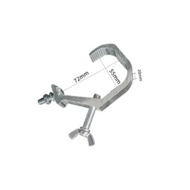 Naisfei 6 Pcs Stage Lighting Clamps, Stage Light Clamp Heavy Duty Prevent Slip Cast Aluminum Stage Lamp Hook Kit for Spotlight Moving Head Light,DJ Lighting Truss