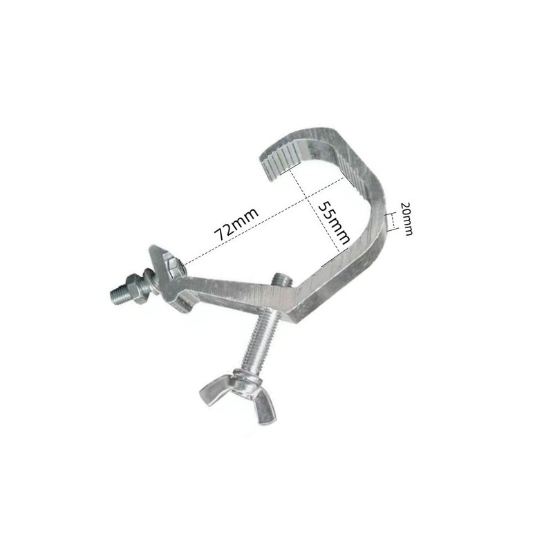 Naisfei 6 Pcs Stage Lighting Clamps, Stage Light Clamp Heavy