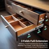 Soft Close Drawer Slides 20 Inch 6 Pairs, Full Extension