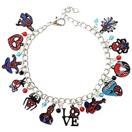LMBOGIY Superhero Bracelet Original Design Metal Charm Bracelet for Men and Women (colour 3)