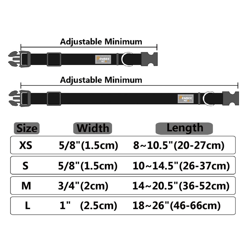 Collar de Cuello para Perro, Ajustable, Grande, Mediano, Pequeño, Diferentes