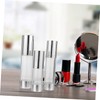 OATIPHO 3Pcs Travel Airless Lotion Pump Bottles Portable Cosmetic Containers