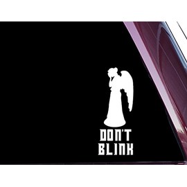 Weeping Angel - Don't Blink! - Precision-cut Vinyl Decal / Sticker