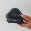 Sabu 407321 Unimore Antibacterial One-Touch Rice Ball Case, Navy, 7.4