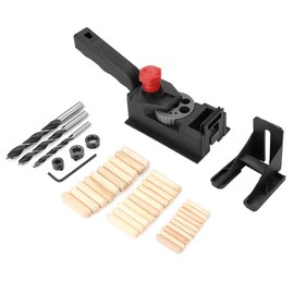 21 * 7 * 8 Kwb Dowel Jig Dowel Jig 38pcs Set Wood Dowel Straight Hole Drilling Woodworking Carpentry Positioner Locator Tool