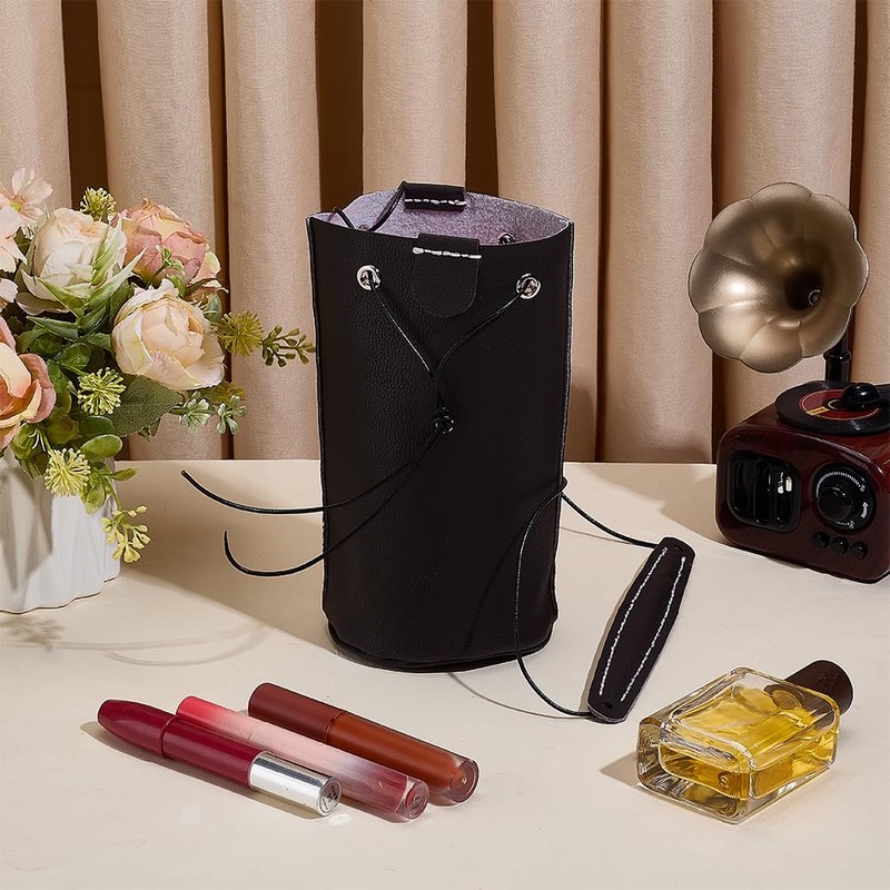 FREEBLOSS 2set Leather Tote Bag Making Kit with Bag Templete