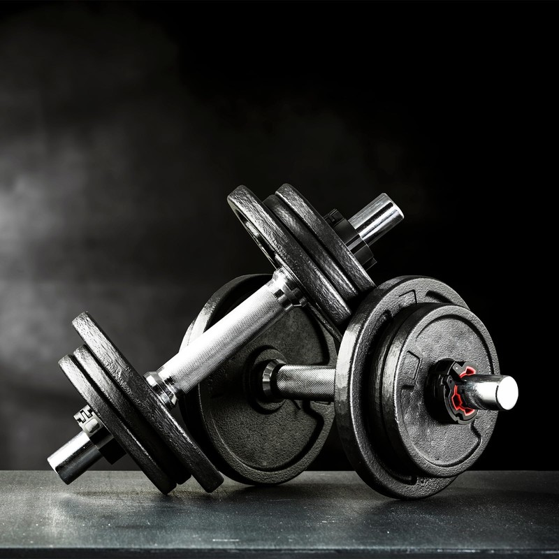 QUARKZMAN Dumbbell Clasps, 25 mm Quick Release Barbell Weight Clamps