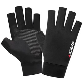 Guantes de Protección Solar UV, Guantes de Ciclismo Deportivo, Guantes Deportivos de Tela Seda de Hielo, Antideslizante, Respirable, Elástico, Adecuado para Deportes al Aire Libre(Talla única)