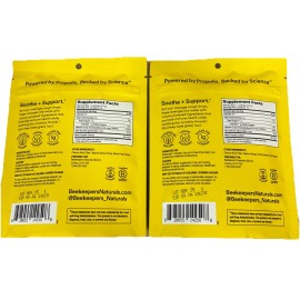 Beekeeper's x2 Beekeeper's Naturals Propolis Soothing Lozenges Honey Exp. 01/2028