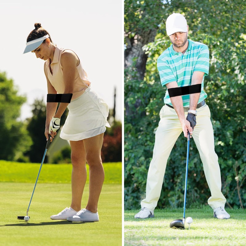 TMZELOA Golf Swing Training Aid Pack of 2 Golf Swing