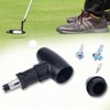 Golf Shoe Spike Wrench, Iron & Plastic Handle Universal Ratchet